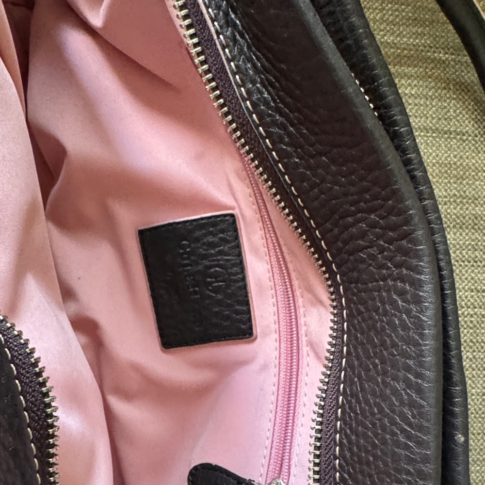 Cole Haan Black and Pink Shoulder Bag - Picture 4 of 7